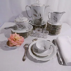 Service à café et gâteaux "Épis de blé"