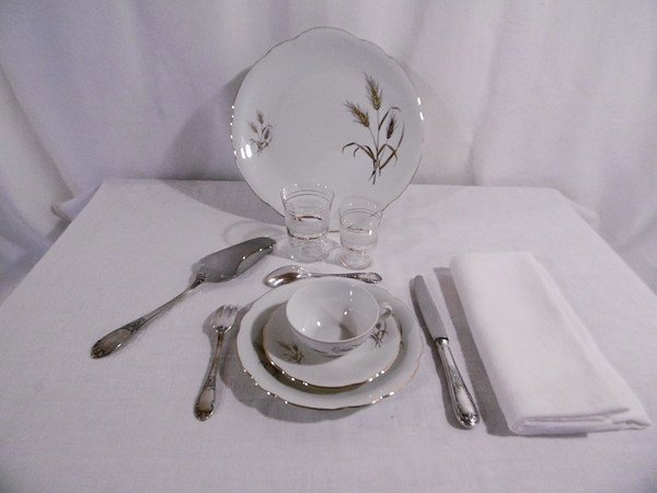 Service à café et gâteaux "Épis de blé" – Image 2