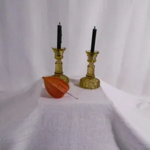 Bougeoirs ambre