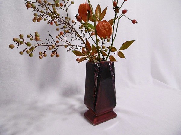 Vase Art déco violet
