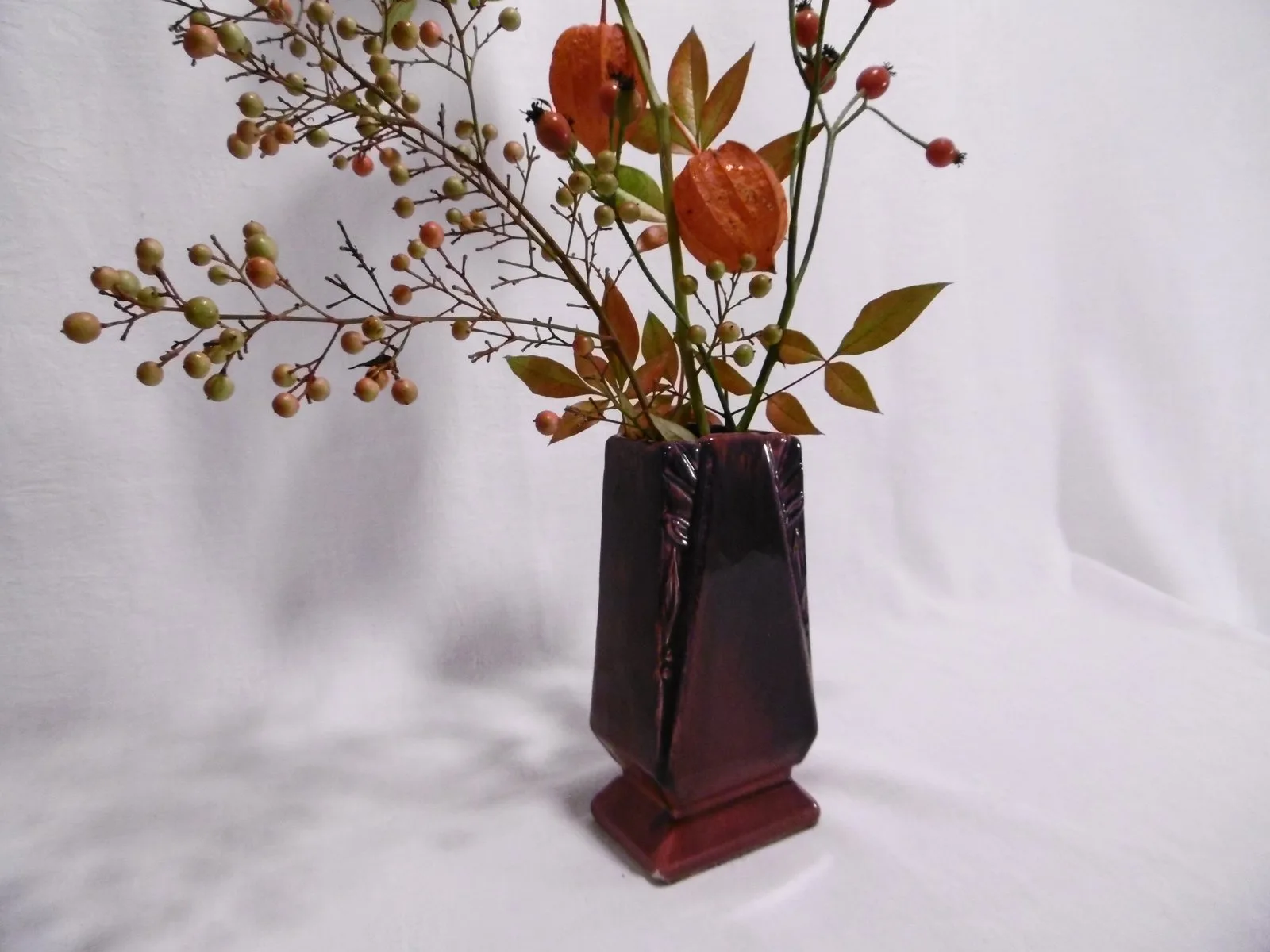 Vase Art déco violet