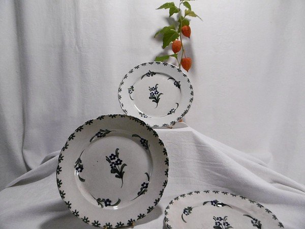Assiettes "Fleurettes"