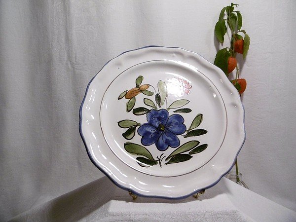 Assiette "Fleurs"