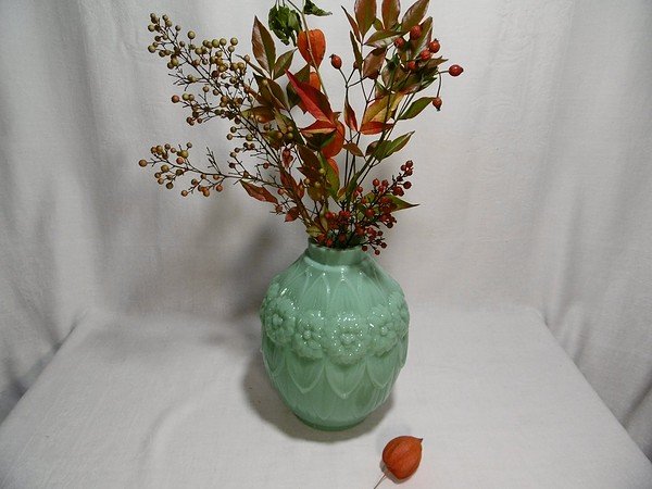 Vase "Fleurs d'opaline"