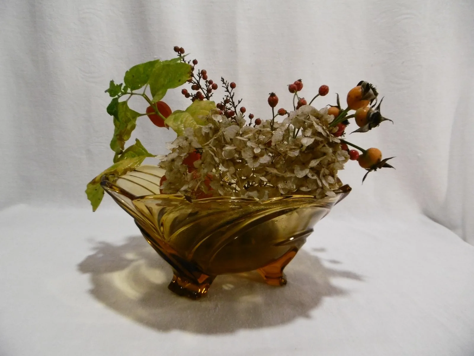 Vase Art déco ambre