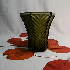 Vase Art déco fumée