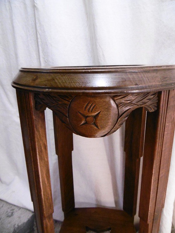 Sellette Art déco ronde – Image 4