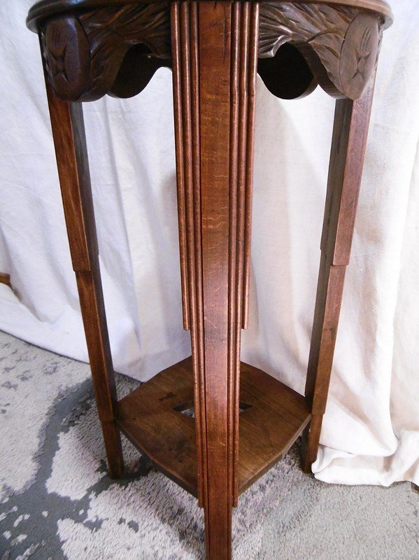 Sellette Art déco ronde – Image 2