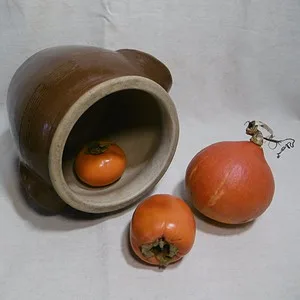 Pot à confit marron