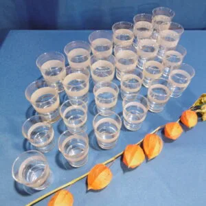 Service de verres "Granité"