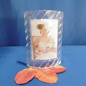 Cadre photos en cristal