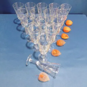 Verres, flûtes à champagne "Avoine"