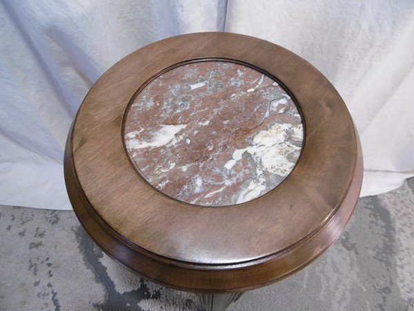 Sellette Art déco ronde – Image 7