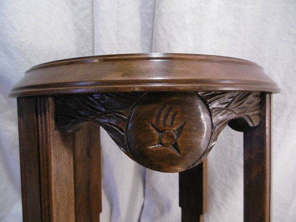 Sellette Art déco ronde – Image 5