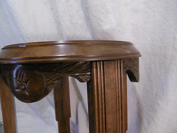 Sellette Art déco ronde – Image 6