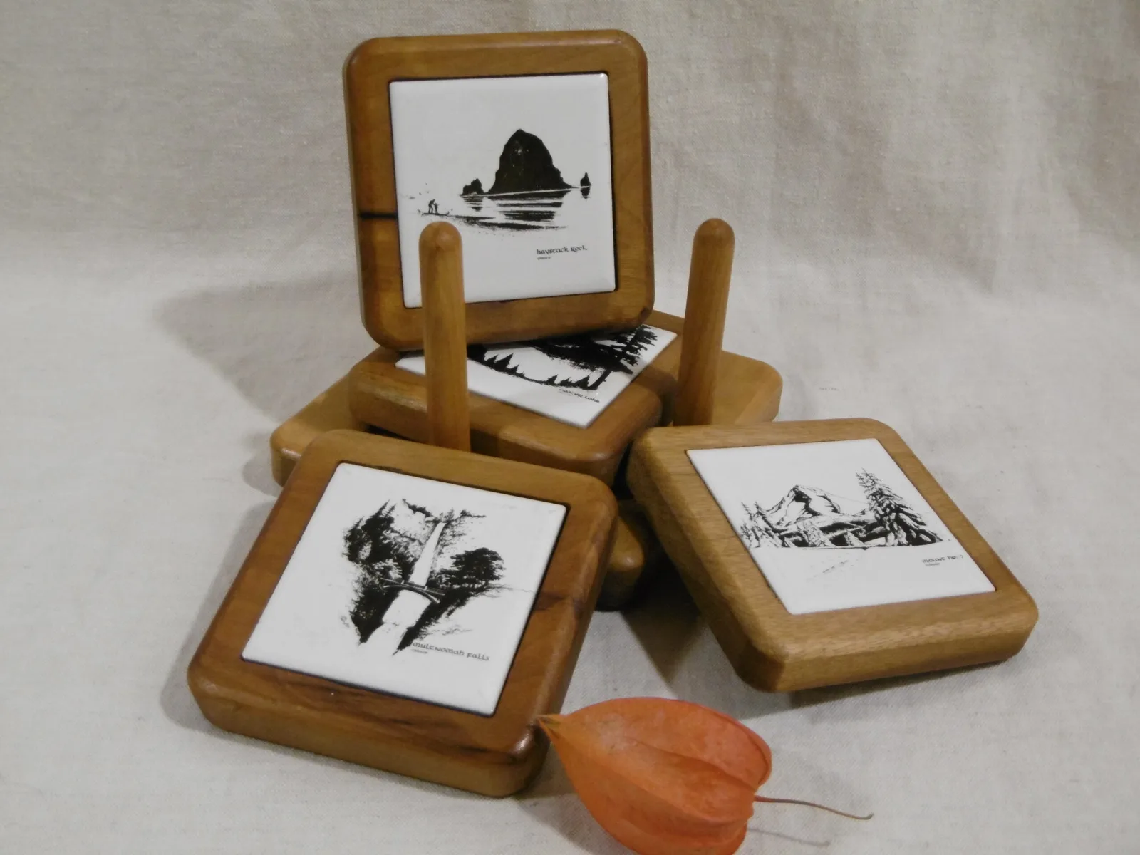 Dessous de bouteilles "Oregon"
