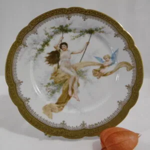 Assiette "Jeune femme"
