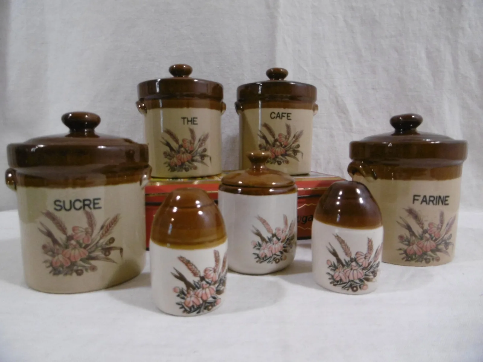 Service de pots à condiments