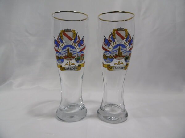 Verres à bière "Strasbourg"