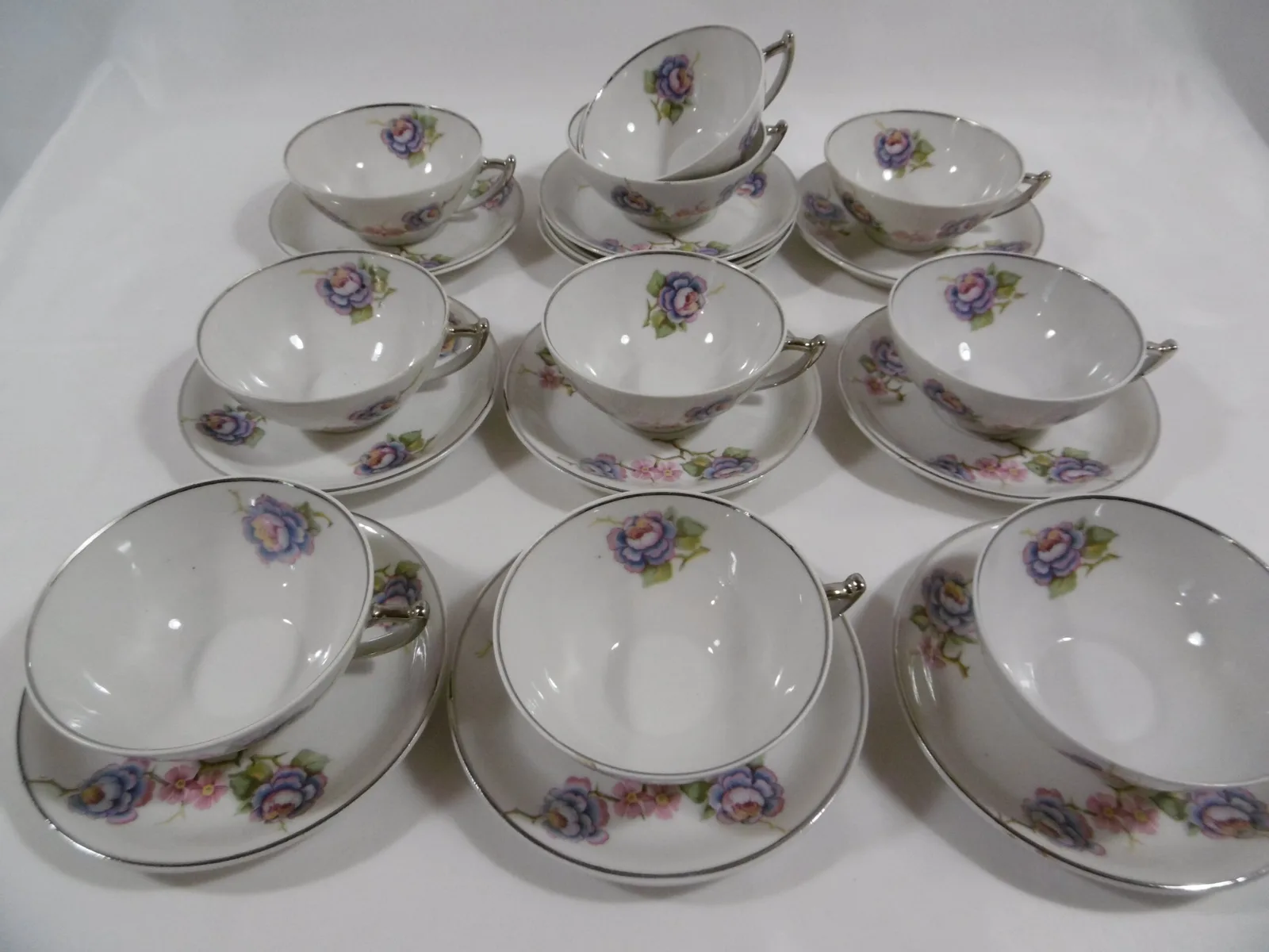 Tasses "Roses bleues" – Image 3