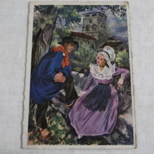 Carte postale "La causette"