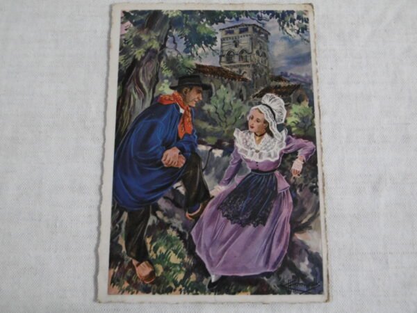 Carte postale "La causette"