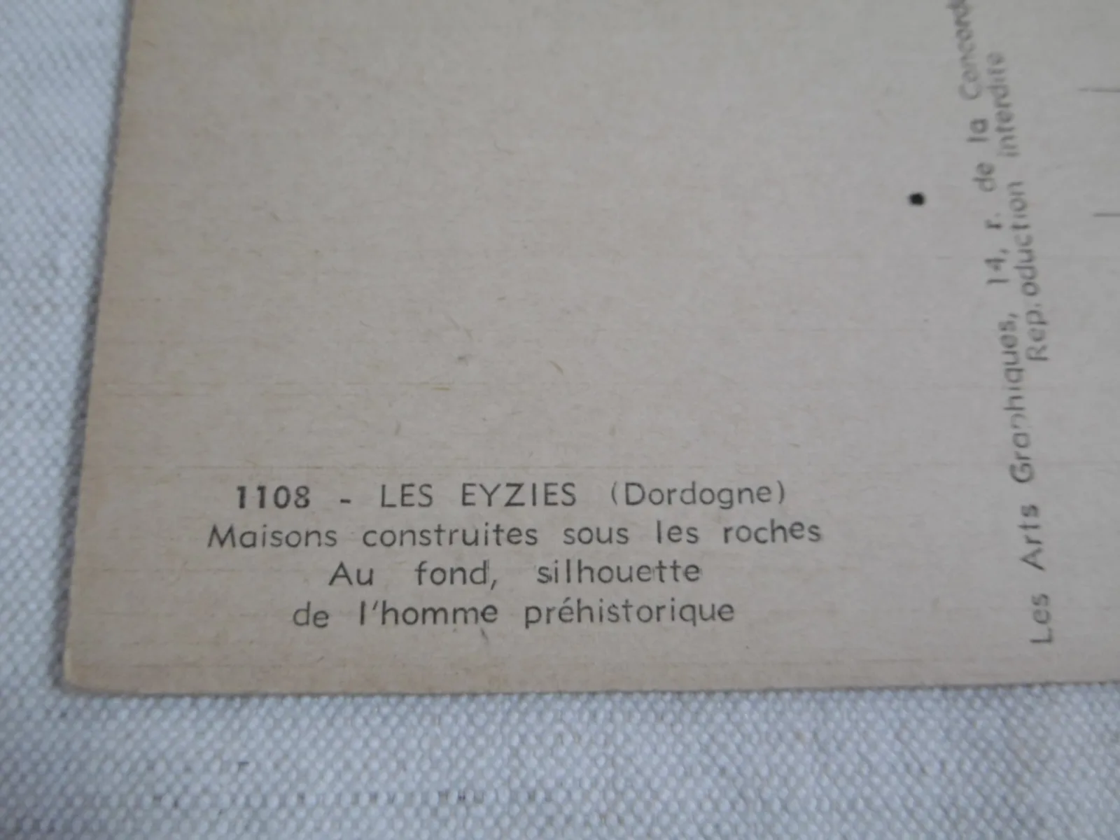 Carte postale "Les Eyzies" – Image 3