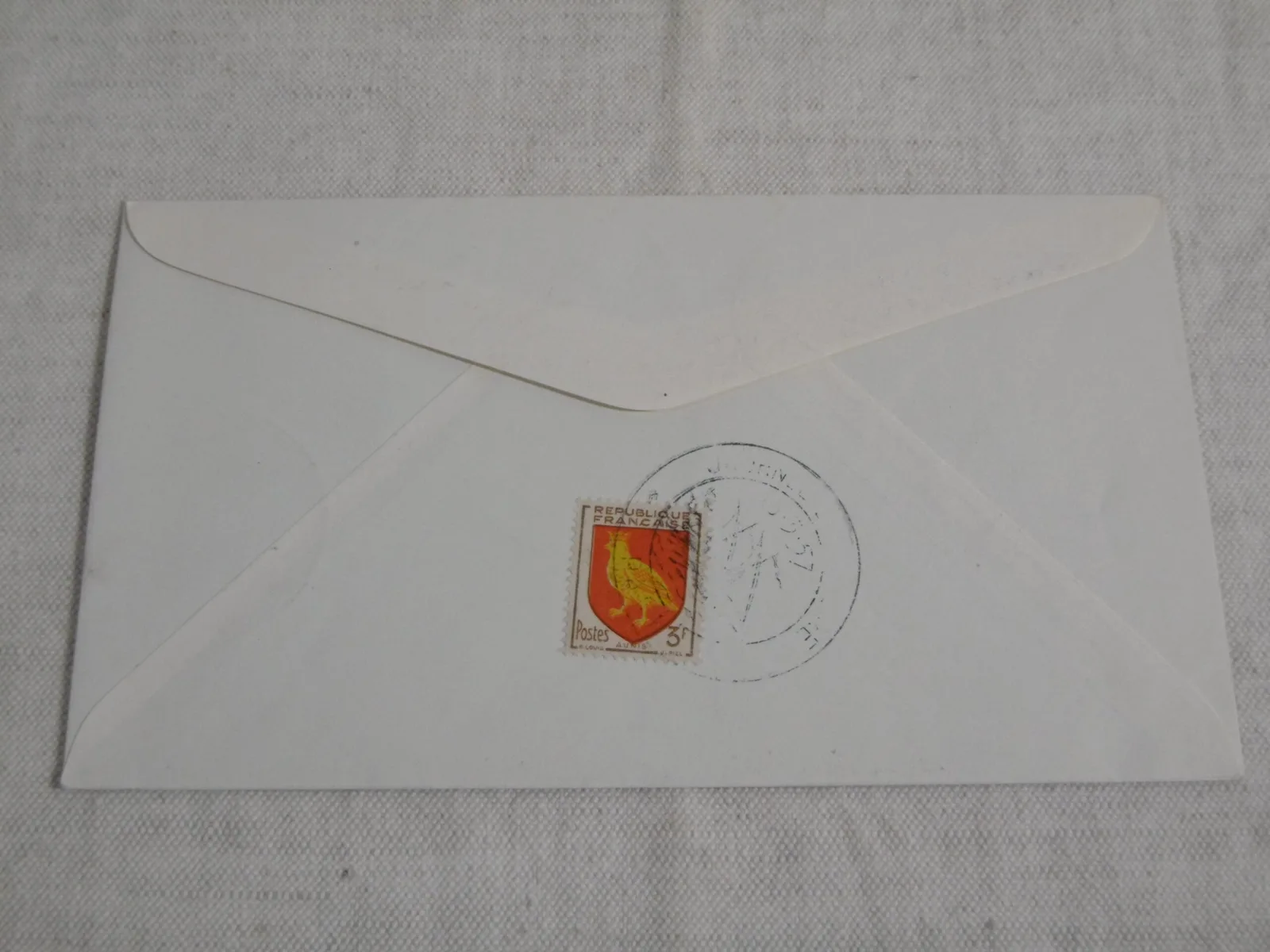 1er Jour "Enveloppe Journée du timbre 1957" – Image 2