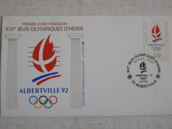 1er Jour "XVI Jeux Olympiques d'hiver""Albertville 92"