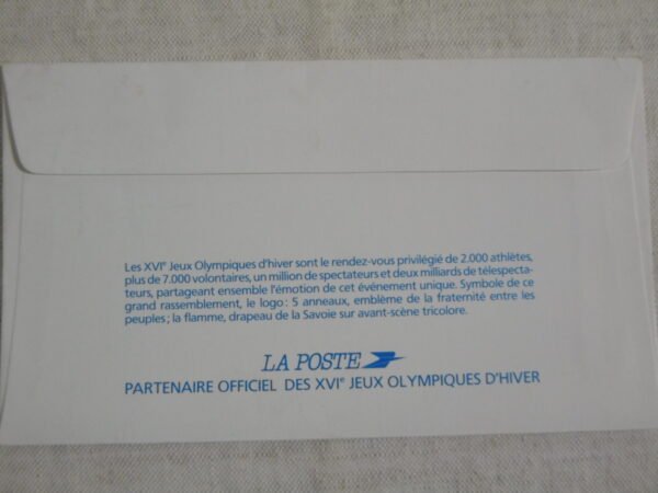 1er Jour "XVI Jeux Olympiques d'hiver""Albertville 92" – Image 2