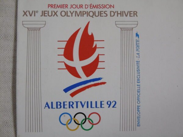1er Jour "XVI Jeux Olympiques d'hiver""Albertville 92" – Image 3