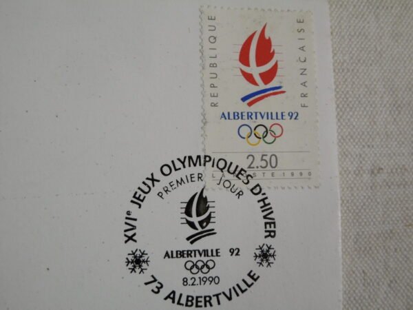 1er Jour "XVI Jeux Olympiques d'hiver""Albertville 92" – Image 4