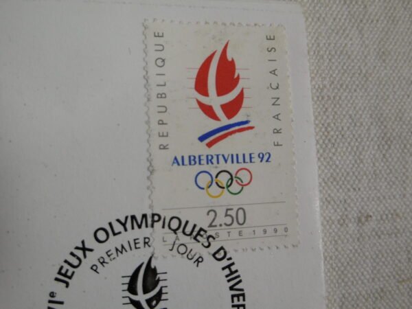 1er Jour "XVI Jeux Olympiques d'hiver""Albertville 92" – Image 5