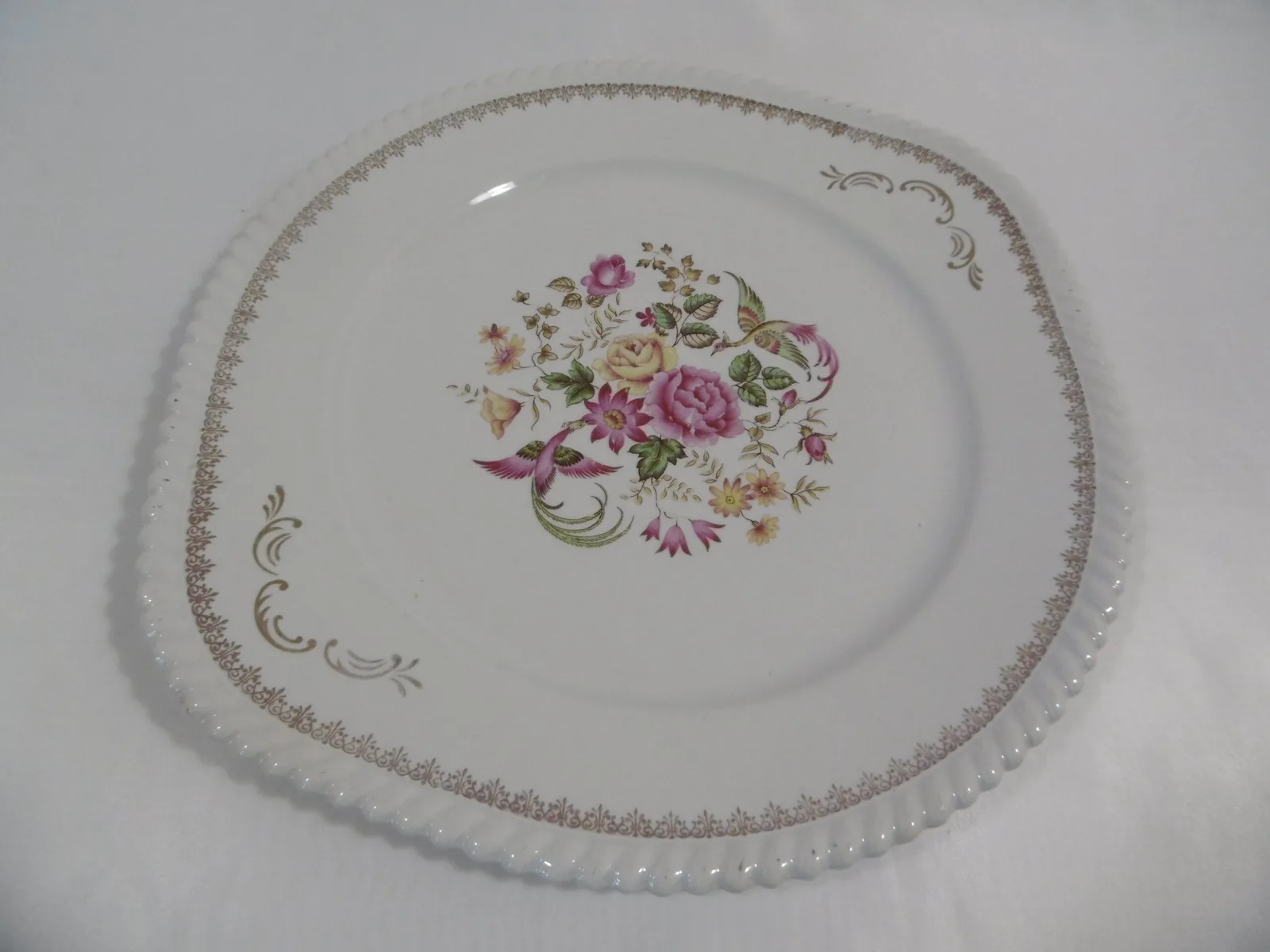 Plat à gâteaux "Oiseaux de Paradis"