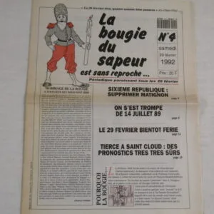 Journal "La Bougie du sapeur N°4"