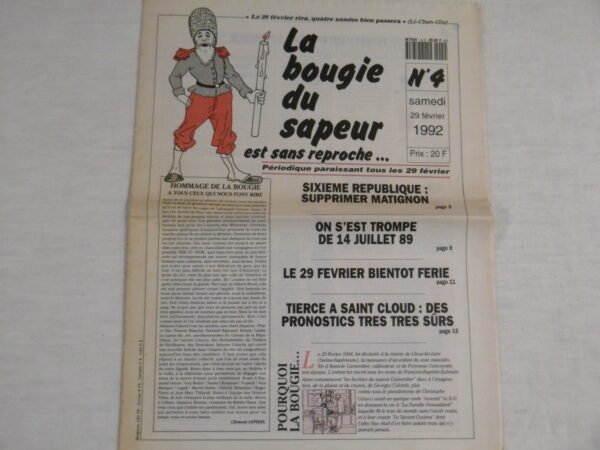 Journal "La Bougie du sapeur N°4"