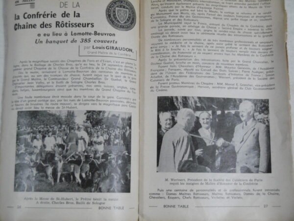 Magazine-revue "Bonne table" – Image 3