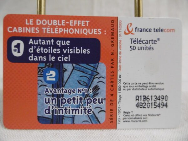 Télécarte " Le double effet..." – Image 2