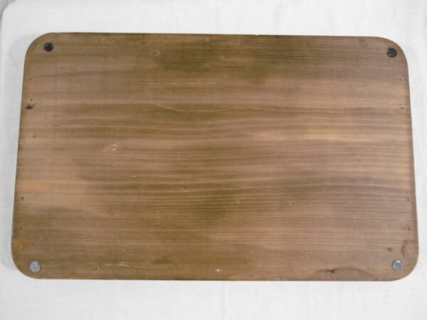 Plateau en bois et métal "Vagues" – Image 3