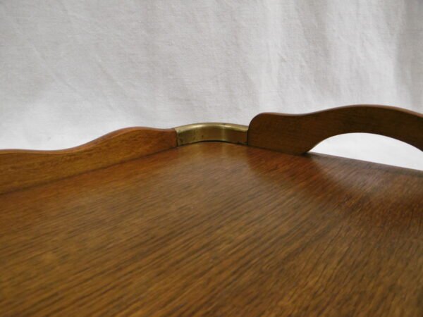 Plateau en bois et métal "Vagues" – Image 6