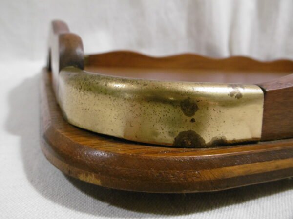 Plateau en bois et métal "Vagues" – Image 8