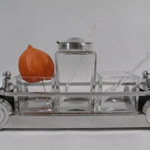 Service à condiments "Art déco"
