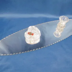 Miroir de vitrine, à poser "ellipse"