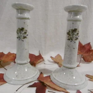 Bougeoirs, paire de bougeoirs "Brindilles"