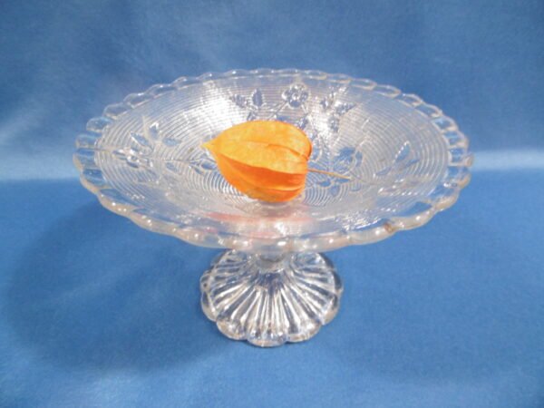 Coupe en verre "Guirlande de fleurs" – Image 6