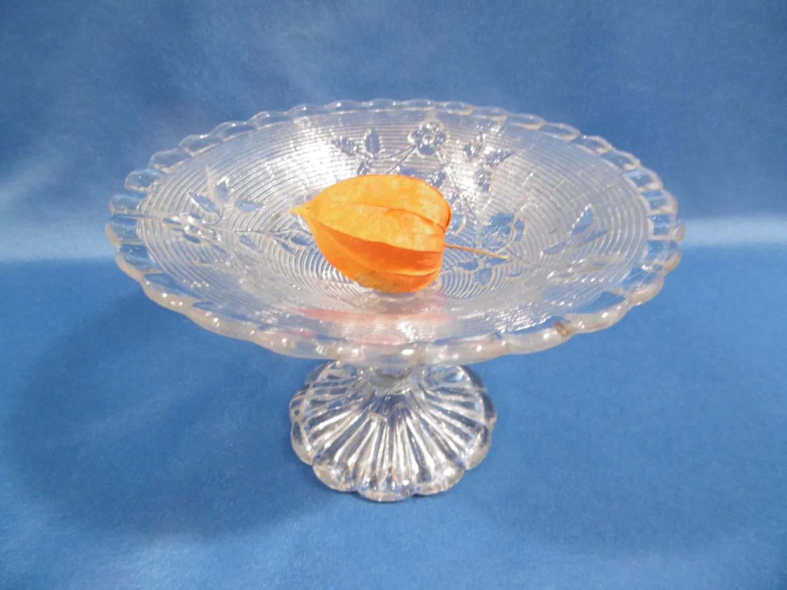 Coupe en verre "Guirlande de fleurs" – Image 6