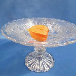 Coupe en verre "Guirlande de fleurs"