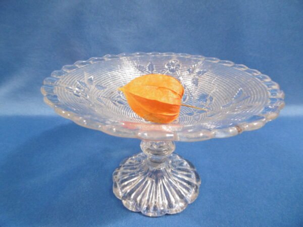 Coupe en verre "Guirlande de fleurs"