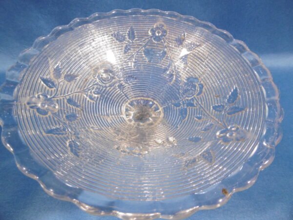 Coupe en verre "Guirlande de fleurs" – Image 4