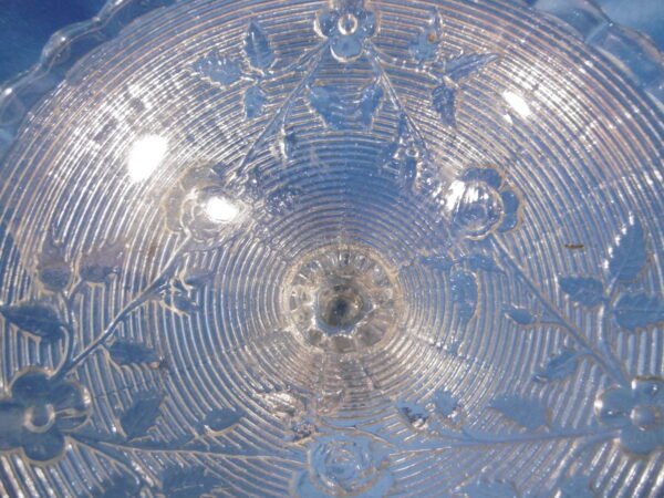Coupe en verre "Guirlande de fleurs" – Image 5
